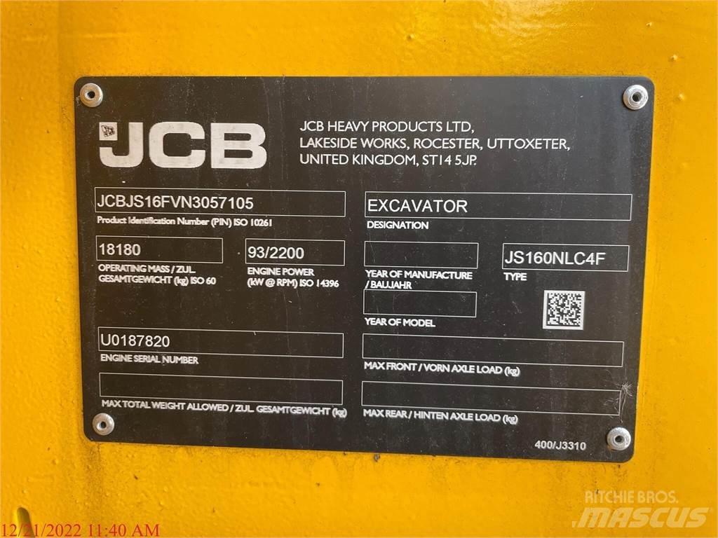 JCB JS160 حفارات زحافة