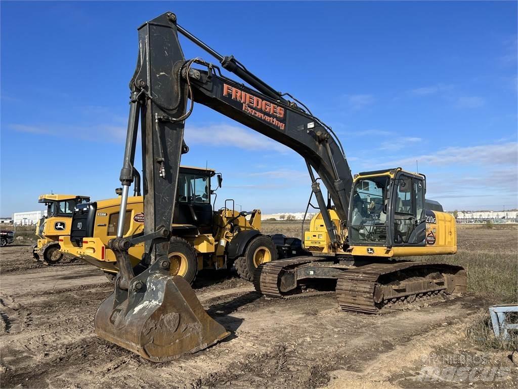 John Deere 210G LC حفارات زحافة