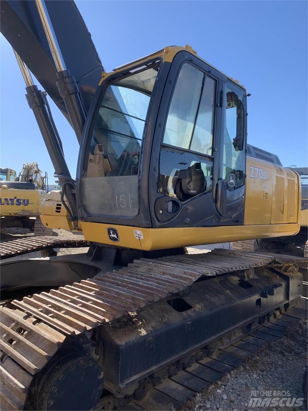John Deere 270D LC حفارات زحافة