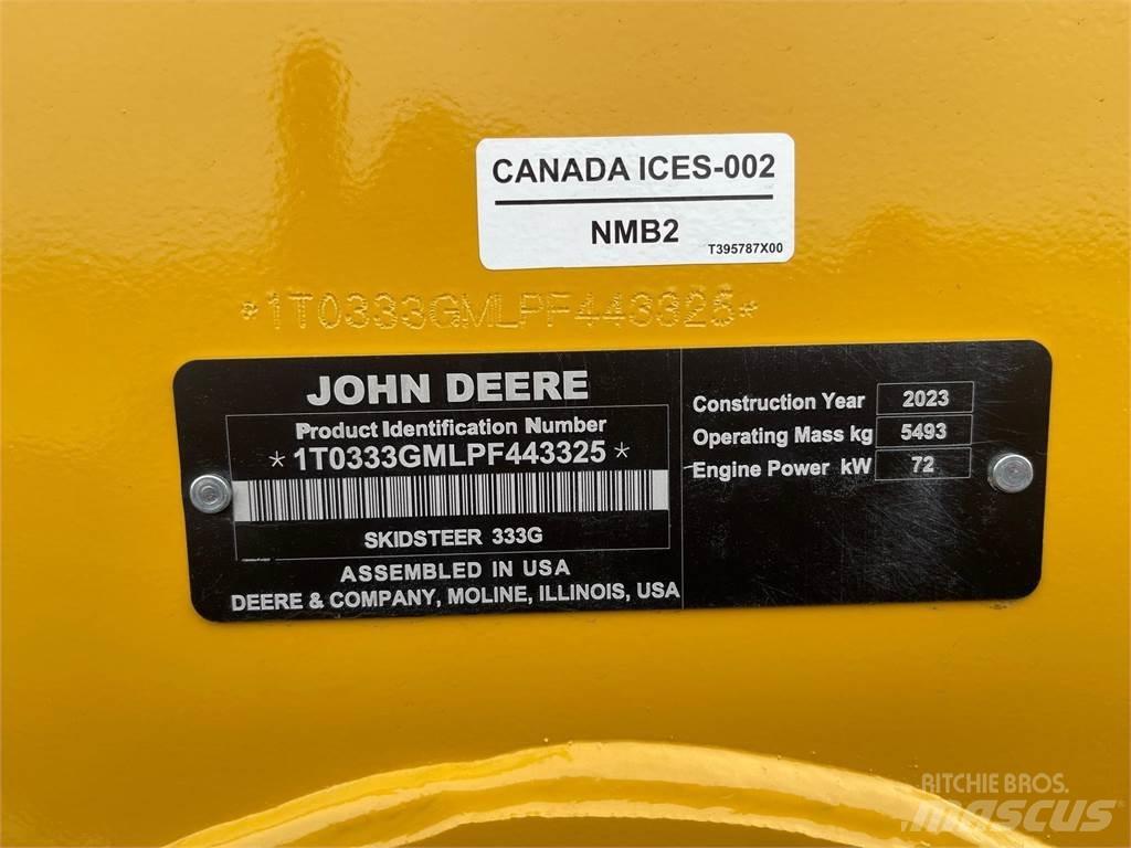 John Deere 333G ماكينات تقطيع أخشاب الحراجة