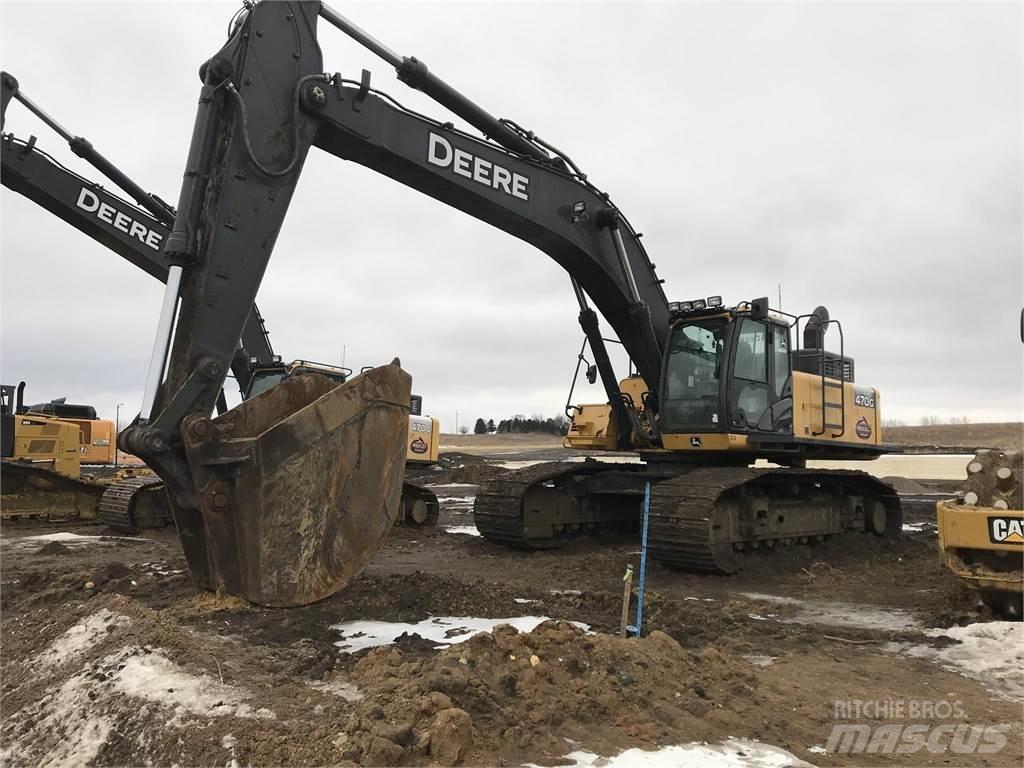 John Deere 470G LC حفارات زحافة