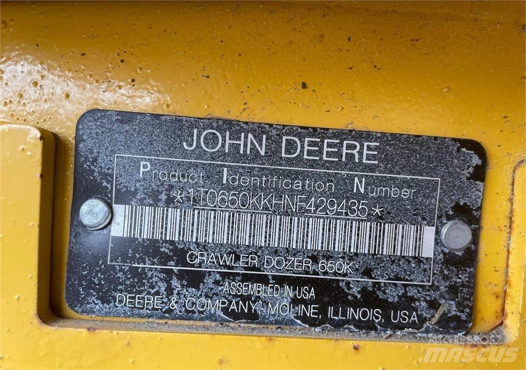 John Deere 650K LGP بلدوزرات مجنزرة