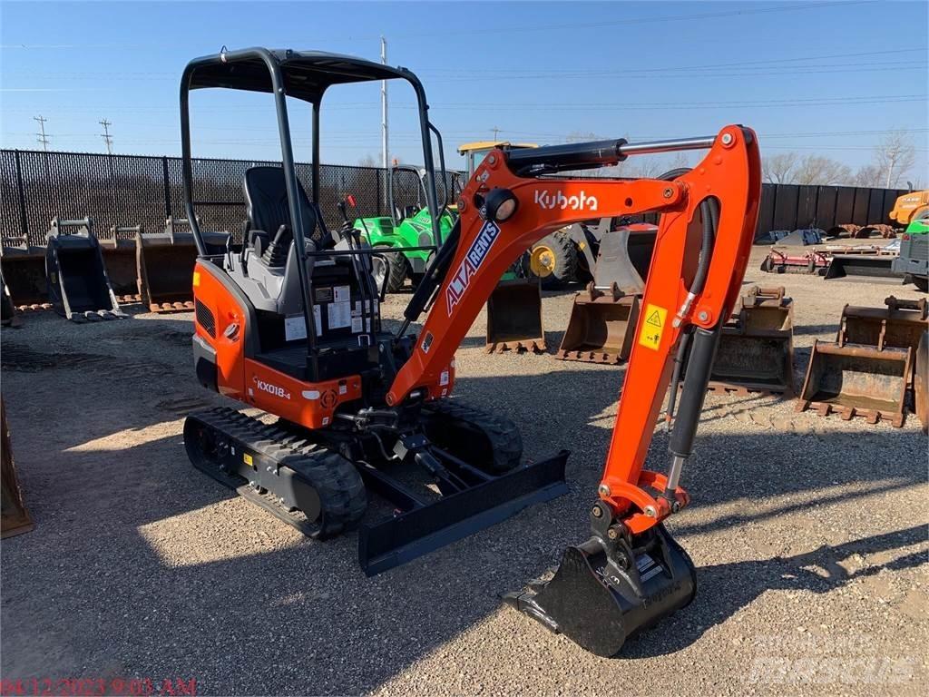 Kubota KX018-4 حفارات صغيرة أقل من 7 طن (حفارات صغيرة)