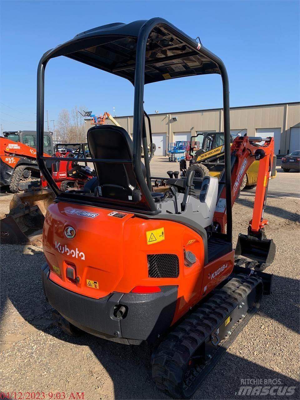 Kubota KX018-4 حفارات صغيرة أقل من 7 طن (حفارات صغيرة)