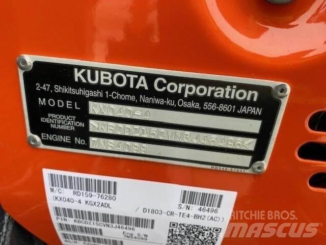 Kubota KX040-4 حفارات صغيرة أقل من 7 طن (حفارات صغيرة)