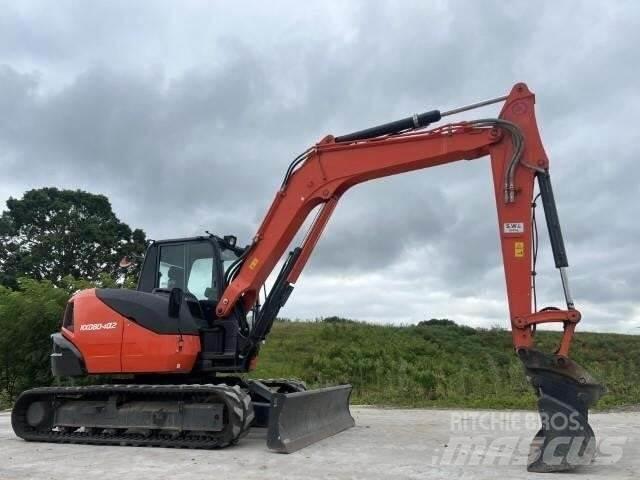 Kubota KX080-4A حفارات زحافة