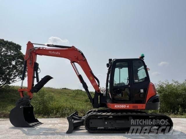 Kubota KX080-4A حفارات زحافة