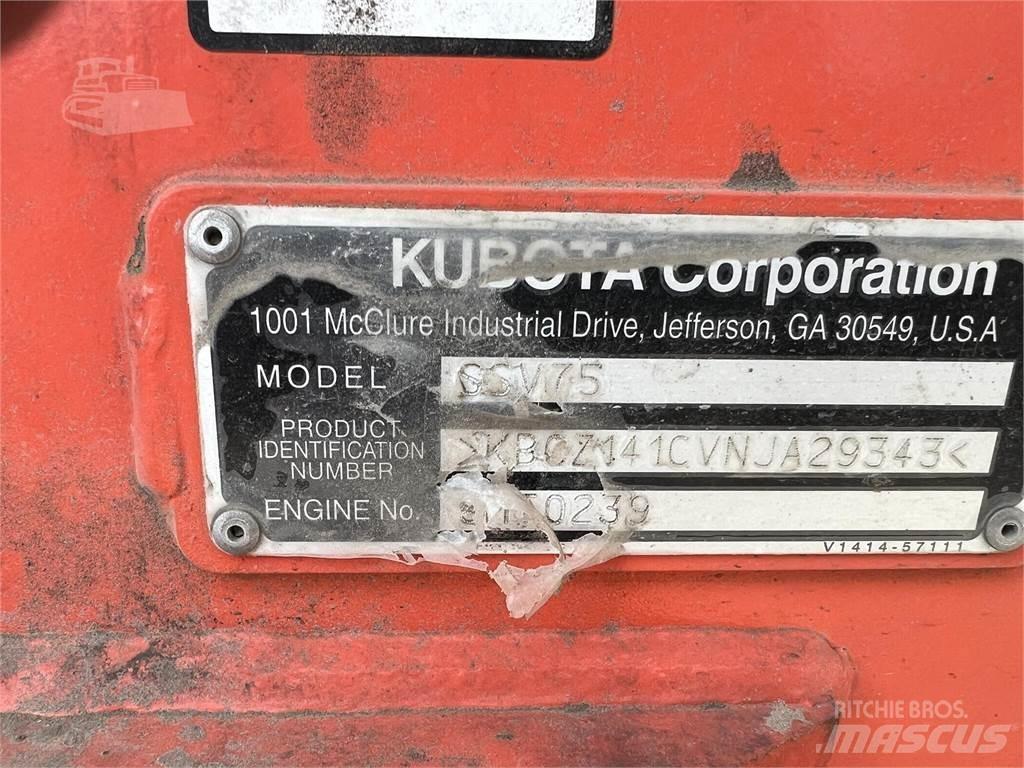 Kubota SSV75 لوادر انزلاقية التوجيه