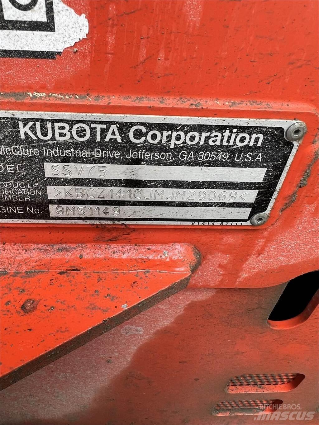 Kubota SSV75 لوادر انزلاقية التوجيه