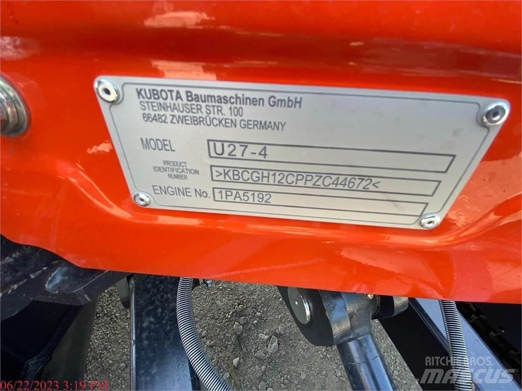 Kubota U27-4 حفارات صغيرة أقل من 7 طن (حفارات صغيرة)