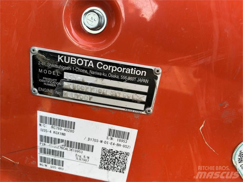 Kubota U35-4 حفارات صغيرة أقل من 7 طن (حفارات صغيرة)