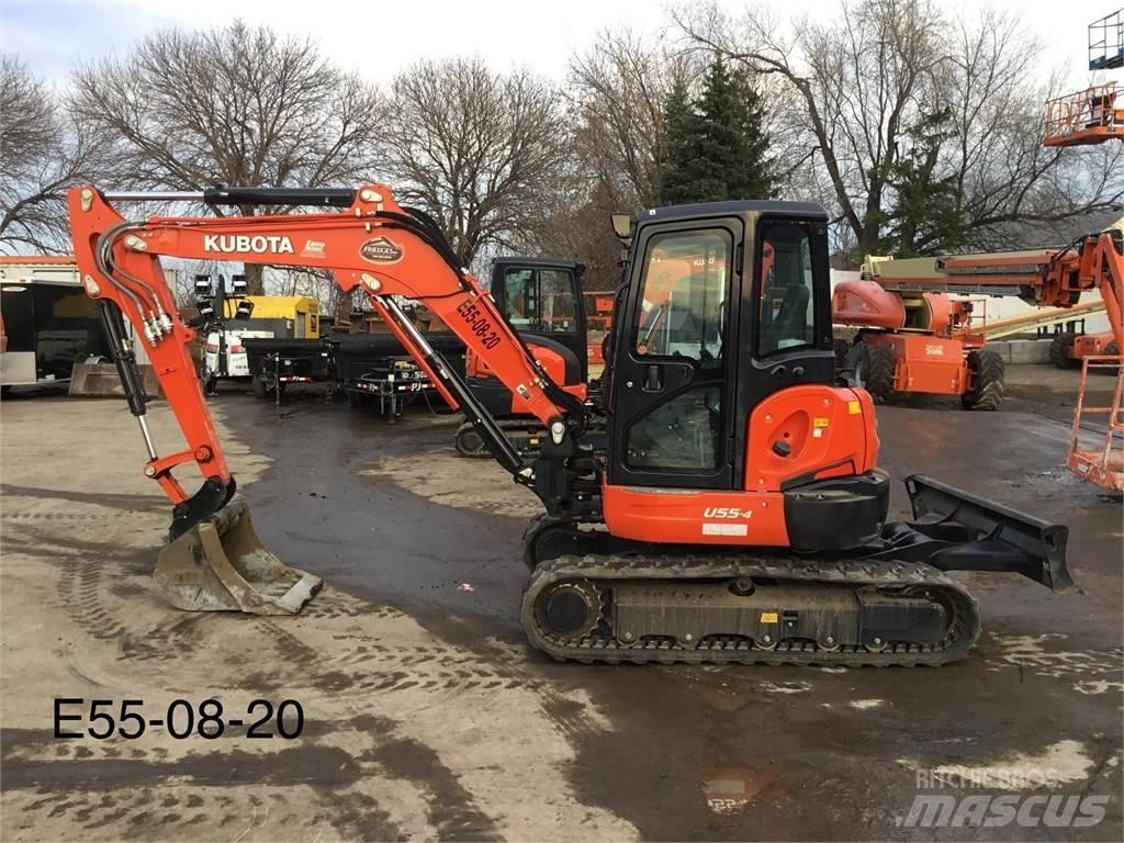 Kubota U55-4 حفارات صغيرة أقل من 7 طن (حفارات صغيرة)