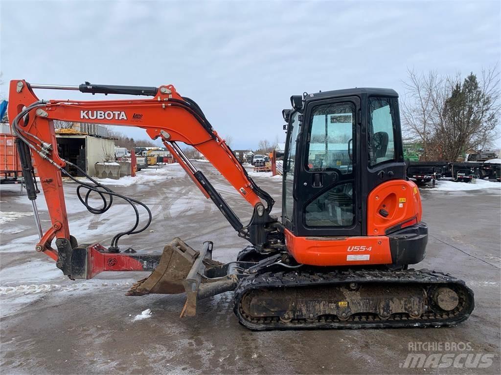 Kubota U55-4 حفارات صغيرة أقل من 7 طن (حفارات صغيرة)