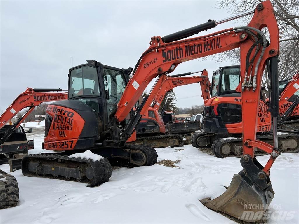 Kubota U55-5 حفارات صغيرة أقل من 7 طن (حفارات صغيرة)