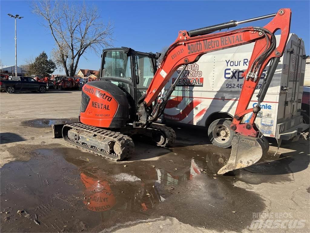 Kubota U55-5 حفارات صغيرة أقل من 7 طن (حفارات صغيرة)