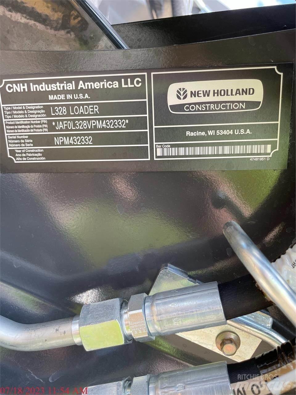 New Holland L328 لوادر انزلاقية التوجيه