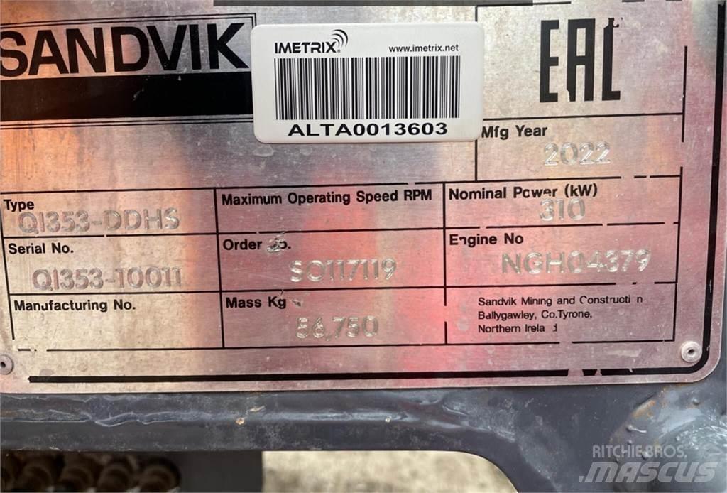 Sandvik QI353-DDHS جراشات
