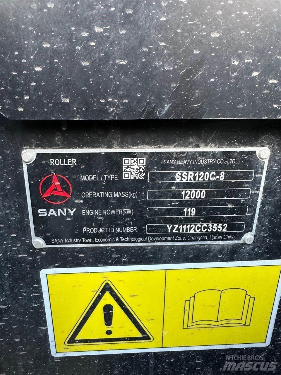 Sany SSR120C-8 مداحل ثنائية الاسطوانة