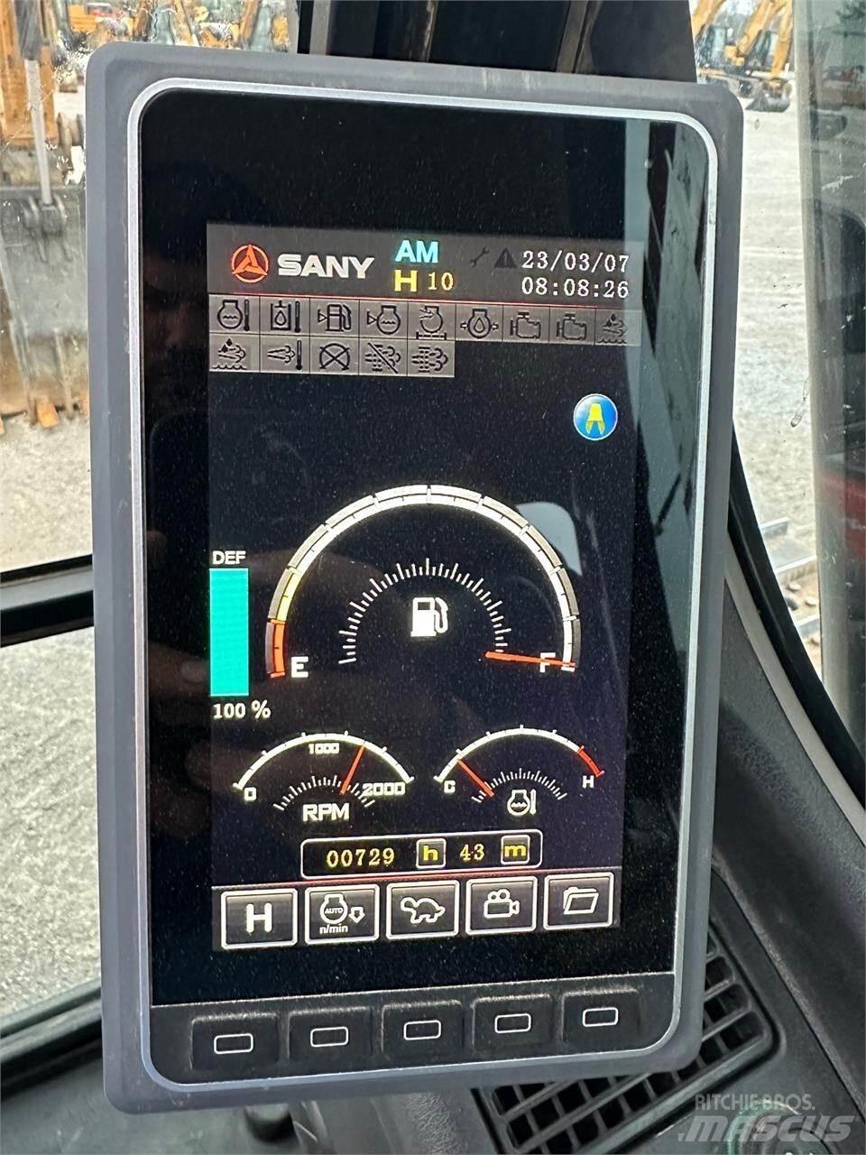 Sany SY225C حفارات زحافة