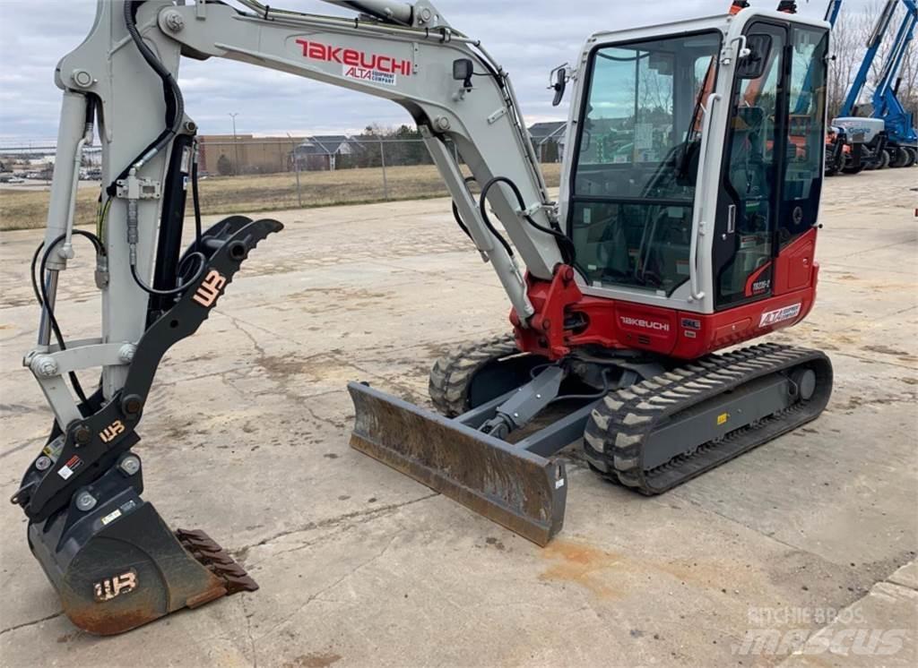 Takeuchi TB235-2 حفارات صغيرة أقل من 7 طن (حفارات صغيرة)
