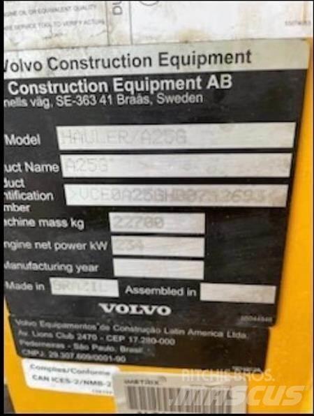 Volvo A25G ساحبات مفصلية