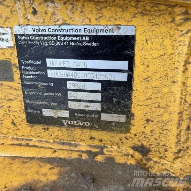 Volvo A40G ساحبات مفصلية