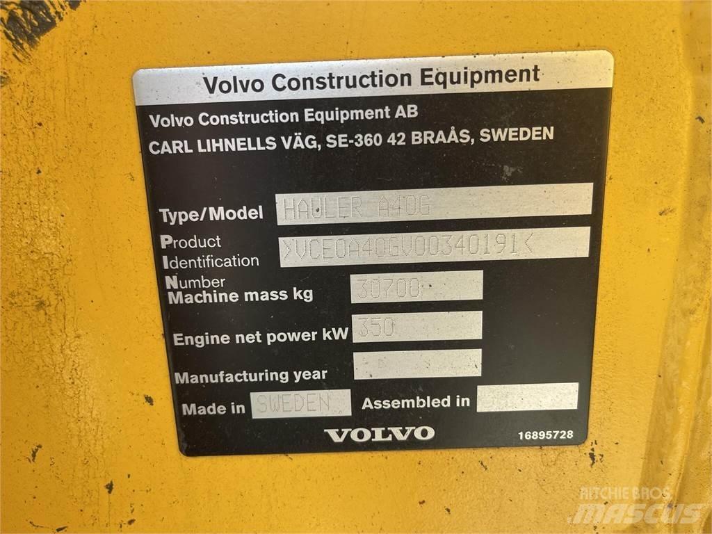 Volvo A40G صهاريج مياه