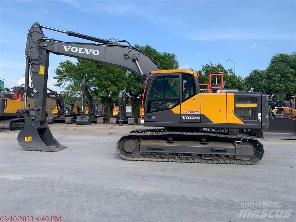 Volvo EC200EL حفارات زحافة