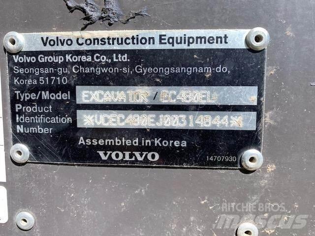 Volvo EC480EL حفارات زحافة