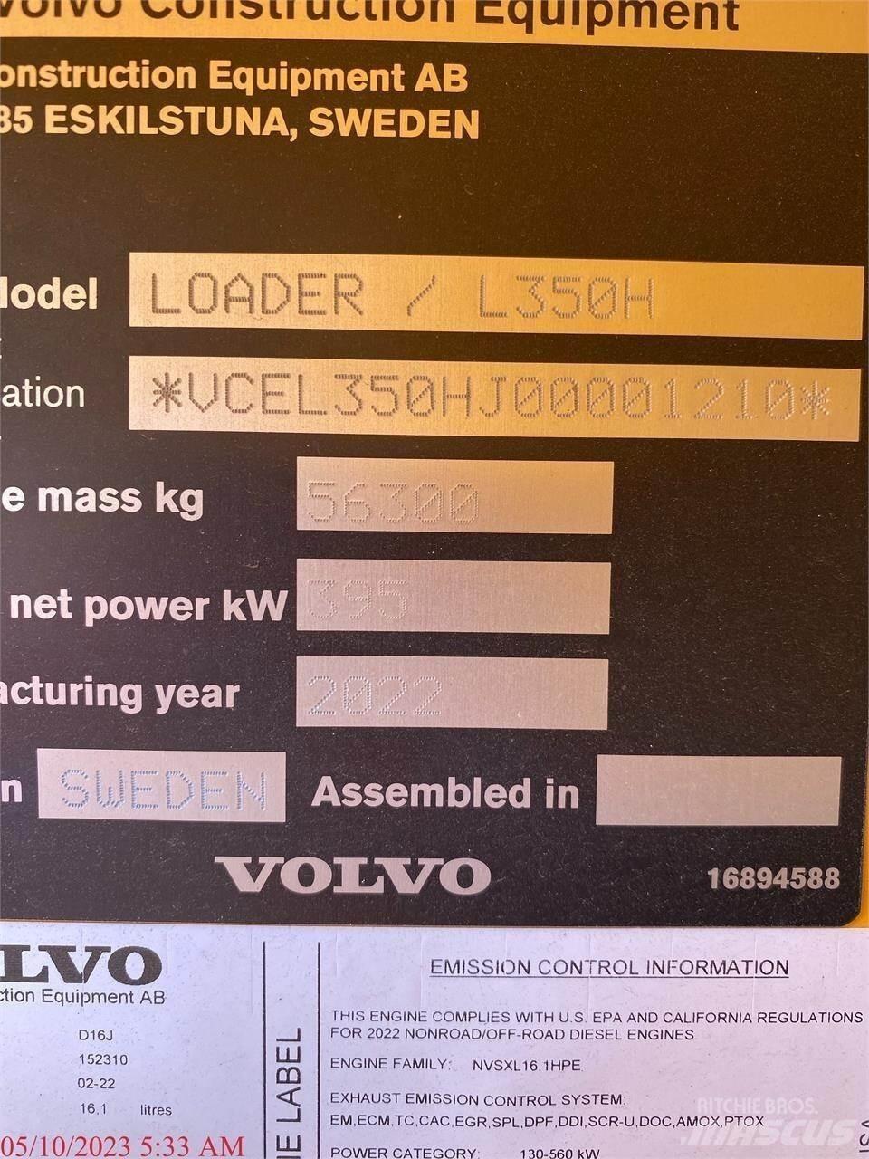 Volvo L350H لوادر بعجل