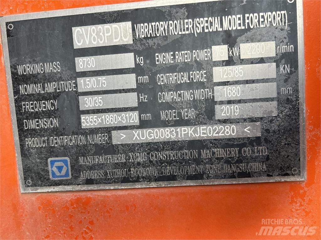 XCMG CV83PDU مداحل ثنائية الاسطوانة