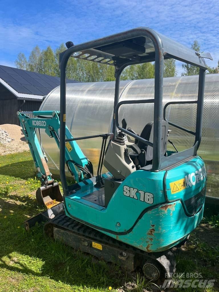 Kobelco SK 16 حفارات صغيرة أقل من 7 طن (حفارات صغيرة)