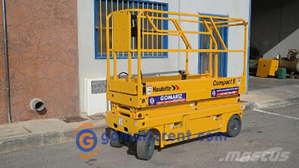 Haulotte Compact 8 رافعات مقصية الشكل