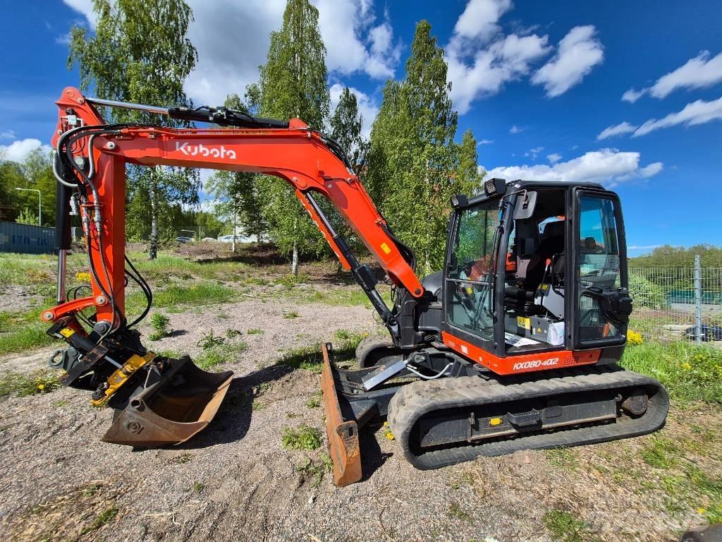Kubota KX 080-4 حفارات وسط 7 طن - 12 طن