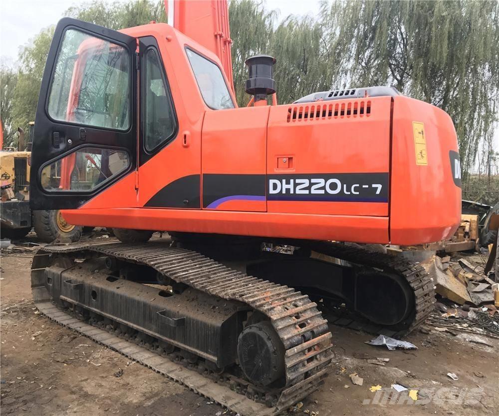 Doosan dh220lc-7 حفارات زحافة