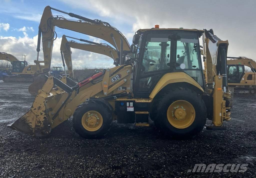 CAT 432 لوادر ذات جرافات عكسية