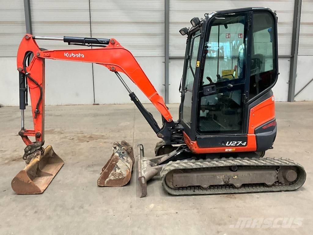 Kubota U 27-4 حفارات صغيرة أقل من 7 طن (حفارات صغيرة)