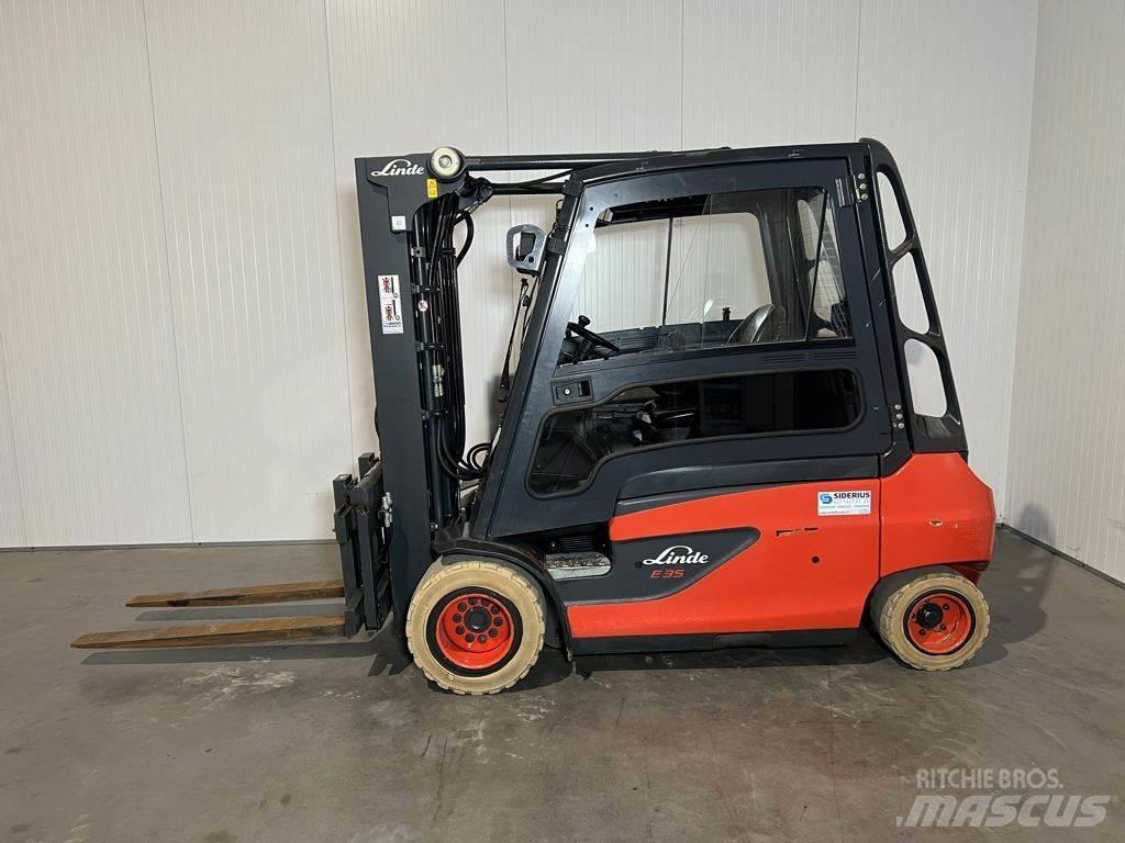 Linde E35L-01 شاحنات ذات رافعات شوكية تعمل بالكهرباء