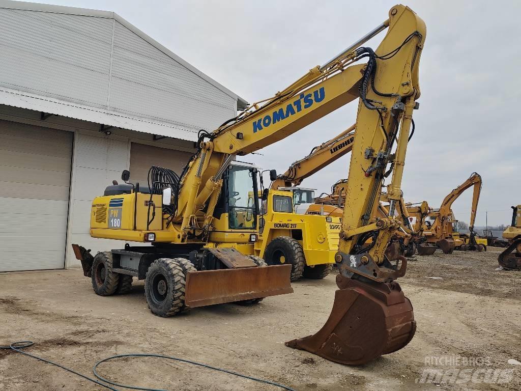 Komatsu PW 180-7EO حفارات بعجل
