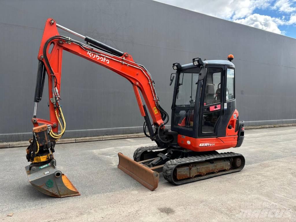 Kubota KX 101-3 حفارات صغيرة أقل من 7 طن (حفارات صغيرة)