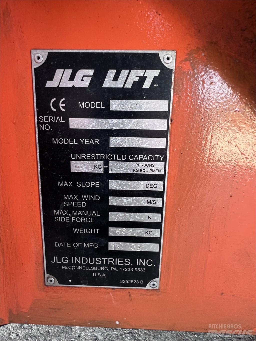 JLG E450 AJ رافعات سلة مفصلية