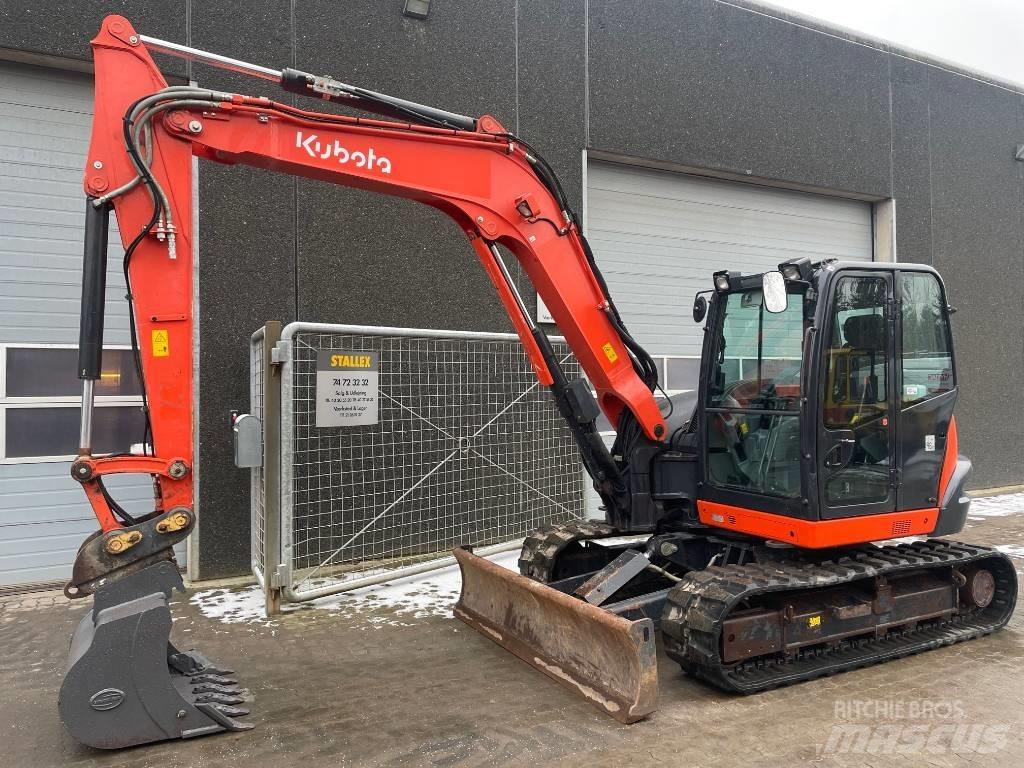 Kubota KX080-4a حفارات وسط 7 طن - 12 طن