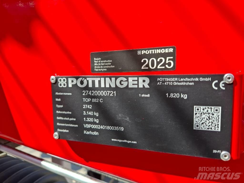 Pöttinger TOP 882C محشات