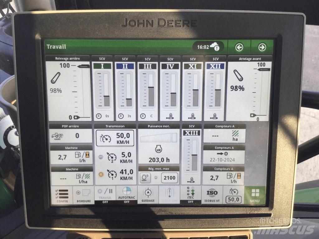 John Deere 6R110 الجرارات