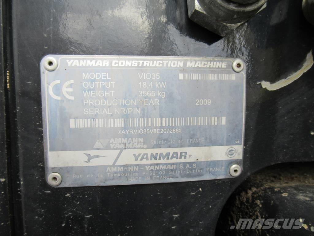 Yanmar VIO 35 حفارات صغيرة أقل من 7 طن (حفارات صغيرة)