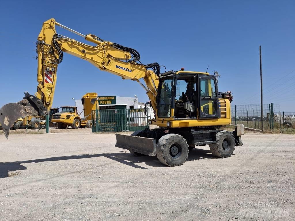 Komatsu PW 148-8 حفارات بعجل