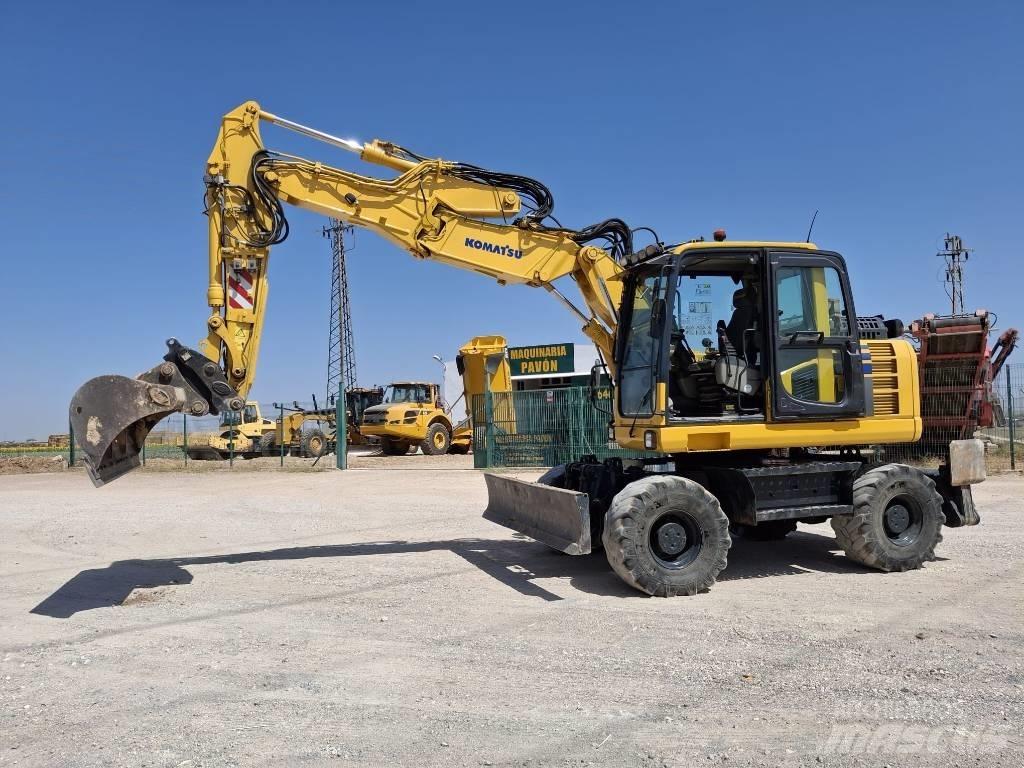 Komatsu PW 148-8 حفارات بعجل