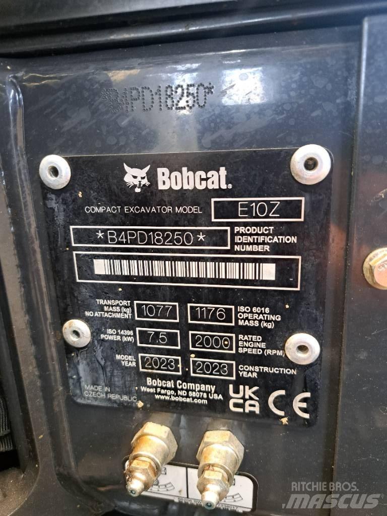 Bobcat E10Z حفارات صغيرة أقل من 7 طن (حفارات صغيرة)