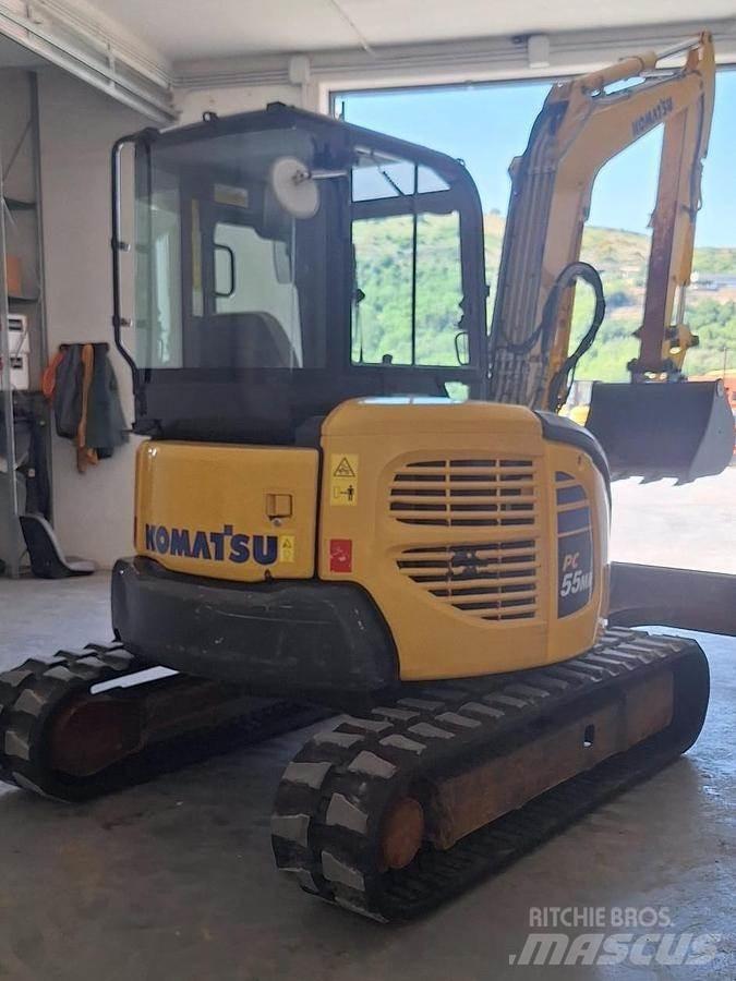 Komatsu PC55 MR-3 حفارات صغيرة أقل من 7 طن (حفارات صغيرة)