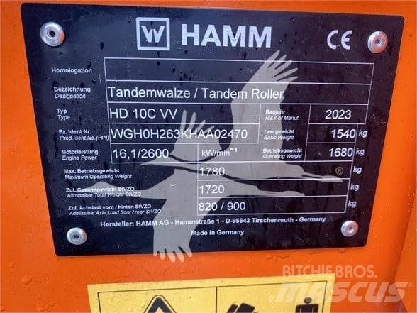 Hamm HD10CVV مداحل أحادية الأسطوانة